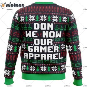 Don We Now Our Gamer Ugly Christmas Sweater 2