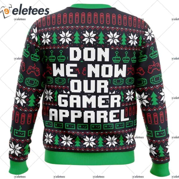 Don We Now Our Gamer Ugly Christmas Sweater