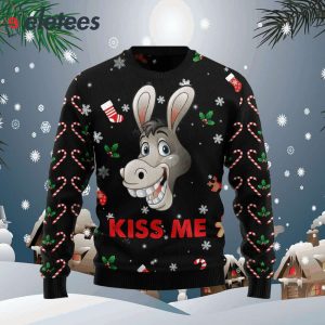 Donkey Kissme Ugly Christmas Sweater