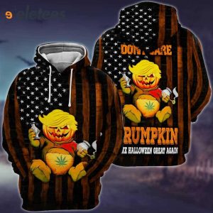 Dont Care Pumpkin Bear Make Halloween Great Again 3D All Over Printed Shirt 3