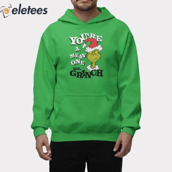 Dr. Seuss Christmas The Grinch You’re a Mean One Portrait T-Shirt Target