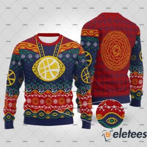 Dr Strange Ugly Christmas Sweater 1