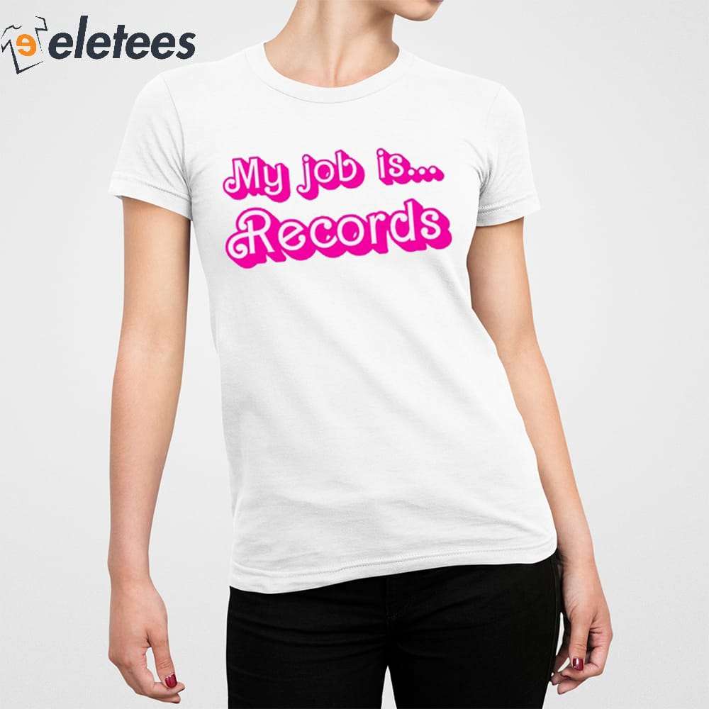 Dr. Colleen Shogan My Job Is Records Shirt