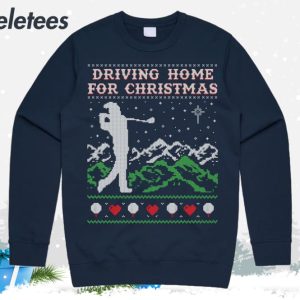 Driving Home For Christmas Ugly Christmas Sweater 3