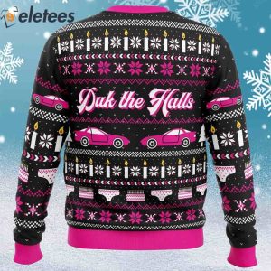 Duk the Halls Sixteen Candles Ugly Christmas Sweater 2