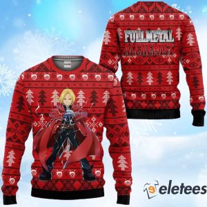 Edward Elric Fullmetal Alchemist Ugly Christmas Sweater