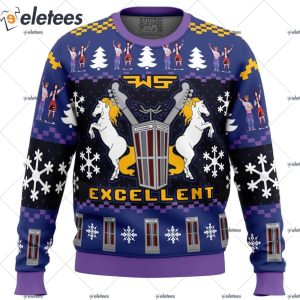 Excellent Bill and Ted Ugly Christmas Sweater 1