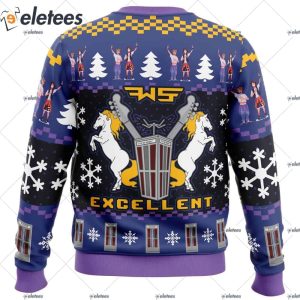 Excellent Bill and Ted Ugly Christmas Sweater 2