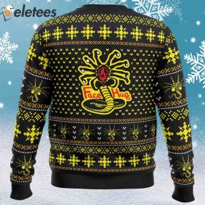 Face Hugs For Everyone Alien Ugly Christmas Sweater 2