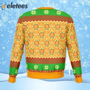 Feast Mode Dank Ugly Christmas Sweater 2