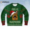 Feliz Navidog German Shepherd Ugly Christmas Sweater