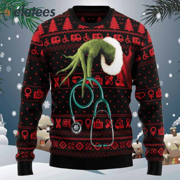 For Nurse Ugly Christmas Sweater