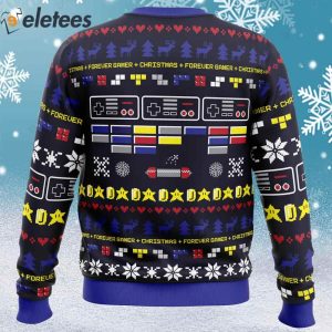 Forever Gamer Christmas Pac Man Ugly Christmas Sweater 2