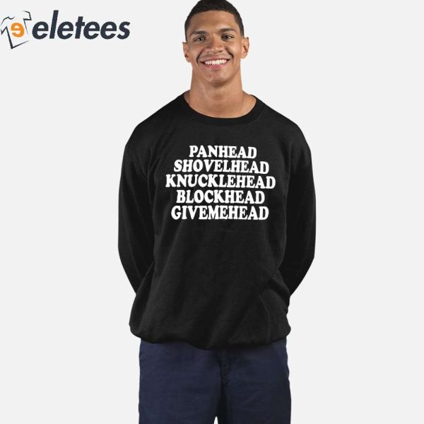 Frank Ocean Panhead Shovelhead Knucklehead Blockhead Givemehead Shirt