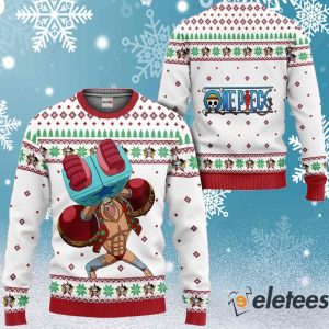 Franky Anime Ugly Christmas Sweater 2