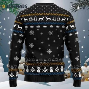 Freemason Ugly Christmas Sweater1