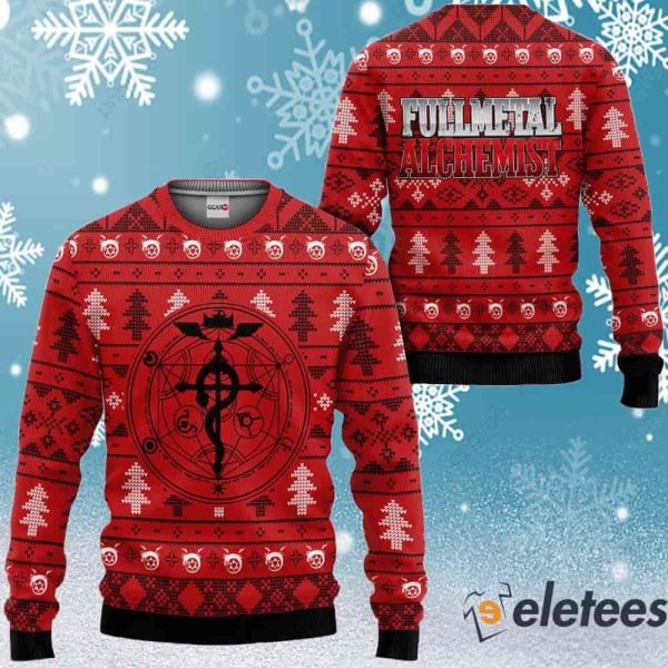 Fullmetal Alchemist Ugly Christmas Sweater