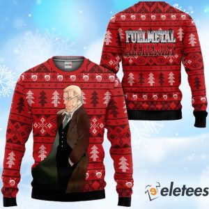 Fullmetal Alchemist Van Hohenheim Ugly Christmas Sweater 1