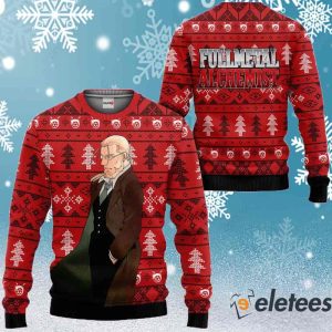 Fullmetal Alchemist Van Hohenheim Ugly Christmas Sweater 2