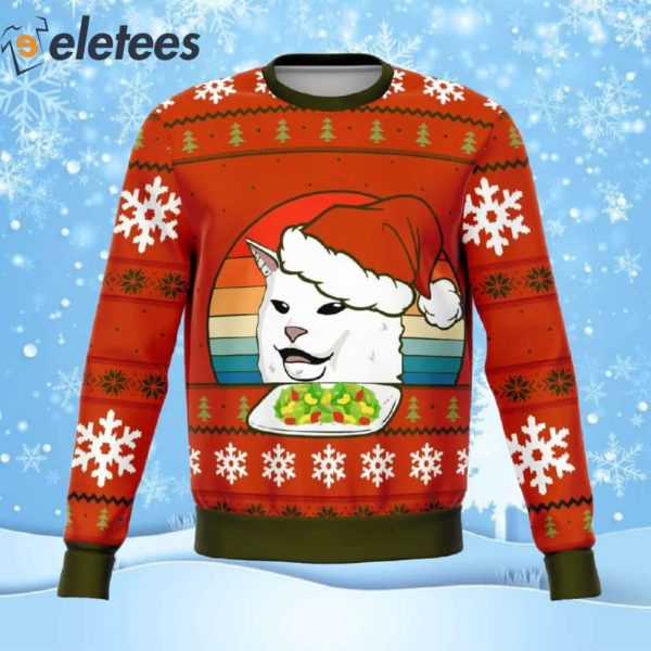 Funny Cat Meme Ugly Christmas Sweater