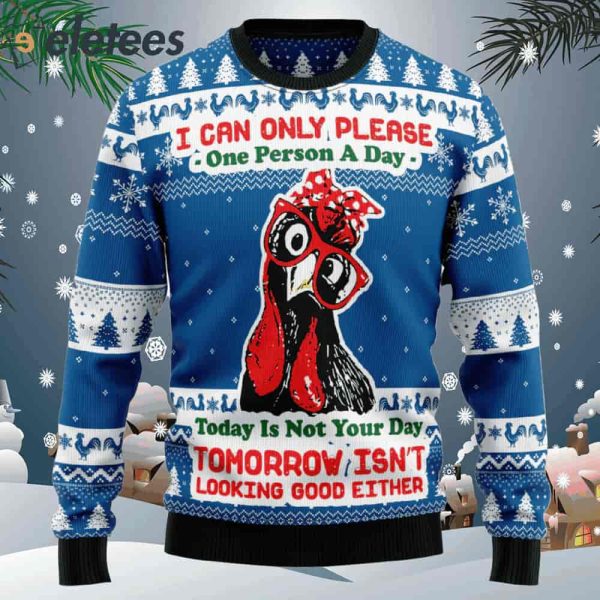 Funny Chicken Ugly Christmas Sweater