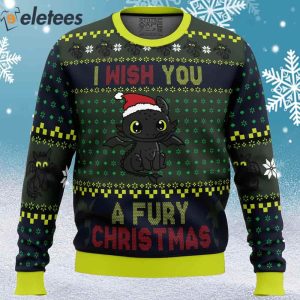 Fury Christmas Toothless Ugly Christmas Sweater 1