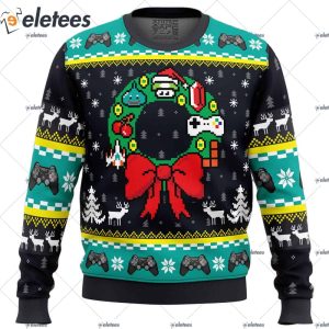 Game On Gamer Ugly Christmas Sweater 1