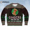 Ginger Are For Life Not Just For Christmas Ugly Sweater