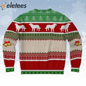 Golden Retriever Merry Woofmas Ugly Christmas Sweater 2