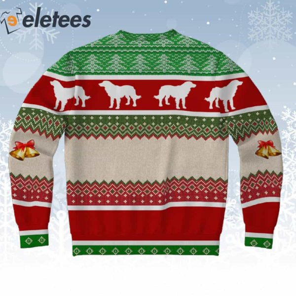 Golden Retriever Merry Woofmas Ugly Christmas Sweater