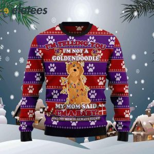 Goldendoodle Baby Christmas Ugly Christmas Sweater