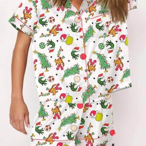 Grinch Christmas Pajama Set