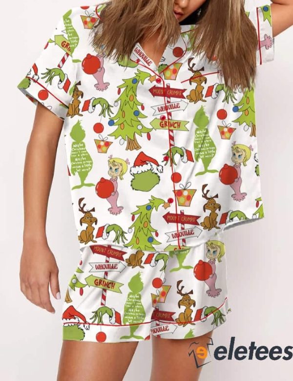 Grinch Movie Christmas Pajama Set