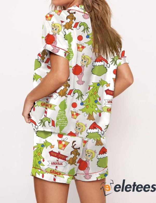 Grinch Movie Christmas Pajama Set