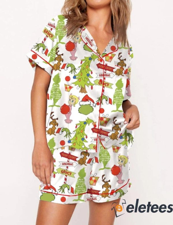 Grinch Movie Christmas Pajama Set