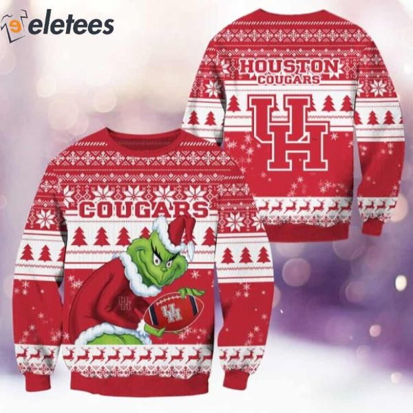 Grnch Cougars Christmas Ugly Sweater