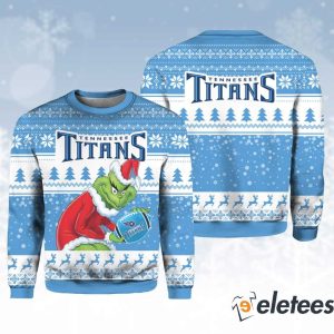 Grnch Tennessee Christmas Ugly Sweater 1