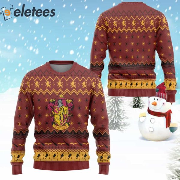 Gryffindor Holiday Harry Potter Ugly Christmas Sweater