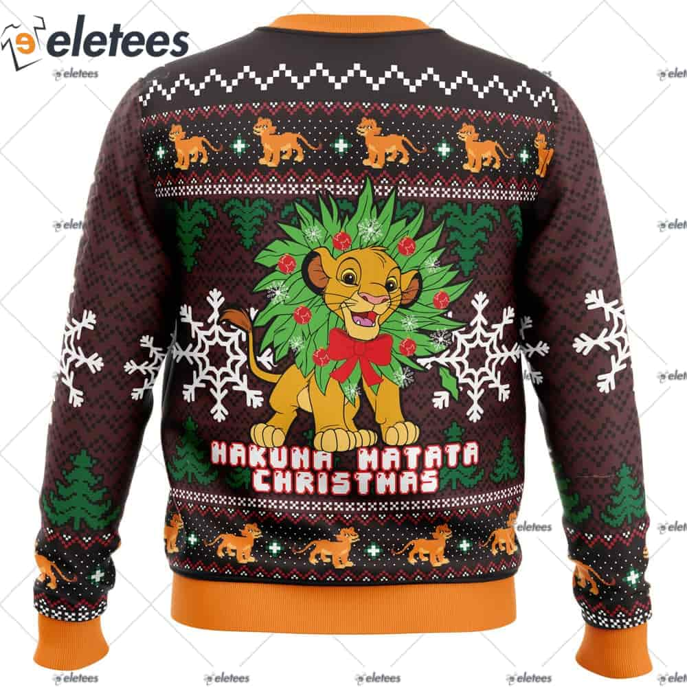 Lion king deals christmas jumper