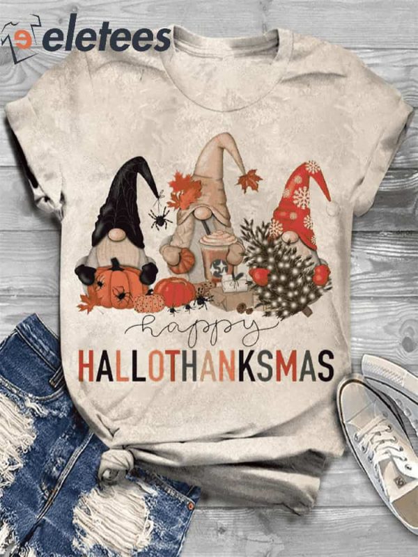 Hallothanksmas Gnomes Shirt