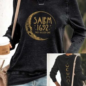 Halloween Salem 1692 They Missed One Sweatshirt