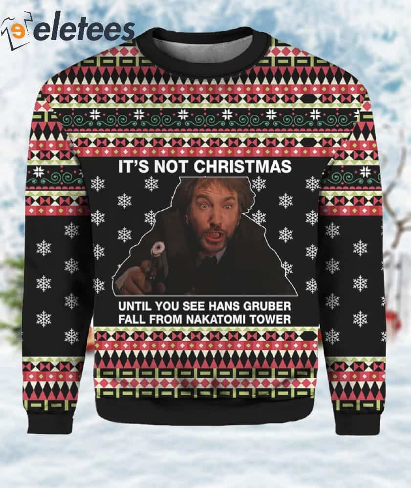 Hans gruber christmas outlet sweater