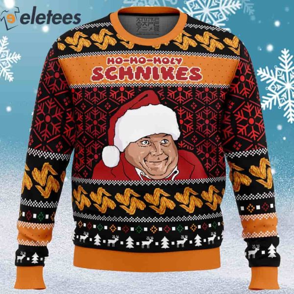 Ho Ho Holy Schnikes Tommy Boy Ugly Christmas Sweater