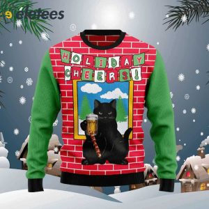 Cat sale holiday sweater