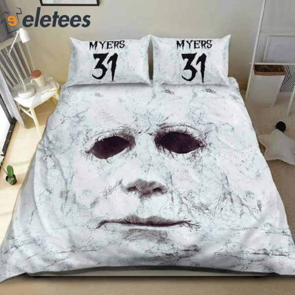 Horror Michael Myers Face Bedding Set
