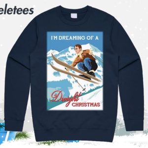 Im Dreaming Of A Dwight Ugly Christmas Sweater 4