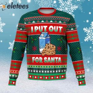 Iput Out For Santa Ugly Christmas Sweater 1