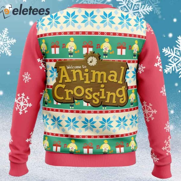 Isabelle Animal Crossing Ugly Christmas Sweater