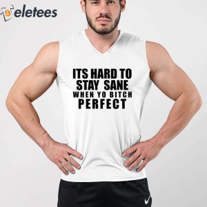 Its Hard To Stay Sane When Yo Bitch Perfect Shirt 2