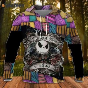 Jack Skellington The Nightmare Before Christmas 3D Hoodie 2